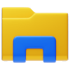 Windows Key + E: File Explorer icon